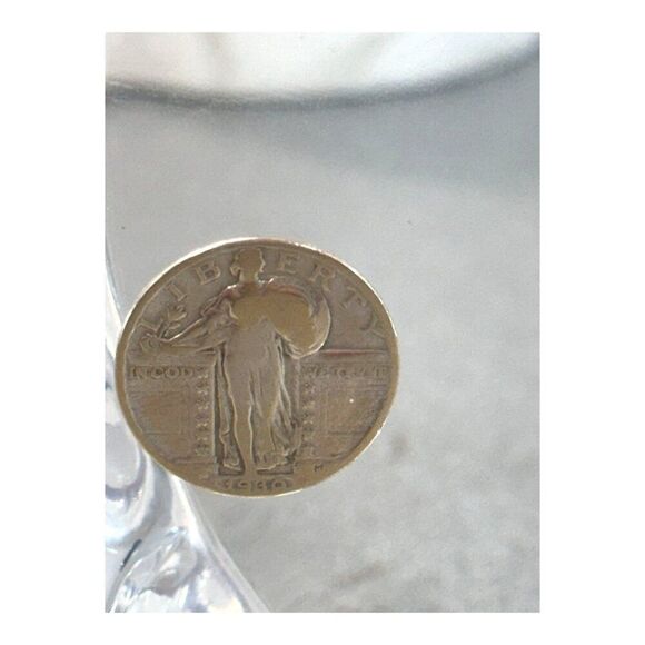 Lucite MCM Limited Edition Plate "Century" No. 60/1000 Lady Liberty Quarter 8" - Picture 3 of 6